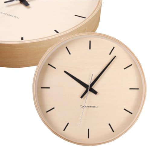 KATOMOKU plywood wall clock i` |v Abj km-50NA 304mm (dgv)