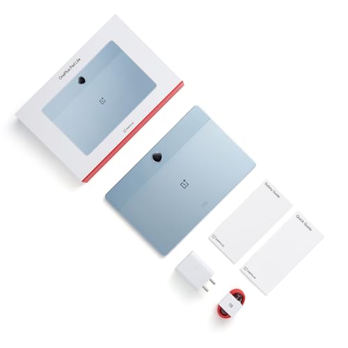 Image of (Refurbished) OnePlus Pad Lite with Biggest Battery in Segment 9340 mAh, Massive 11 inch (27.94 cm) Display with 500 nits Brightness & 11 Hours of Video Playback, 6GB RAM 128GB Storage, Wi-Fi Connectivity, Aero Blue