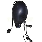 KYTFLCG Látex Cabeza Cubrir Látex Máscara de Cabeza Inflable Capucha de Goma Cabeza Cubierta para Cosplay Fiesta Hecho a Mano(Size:M)