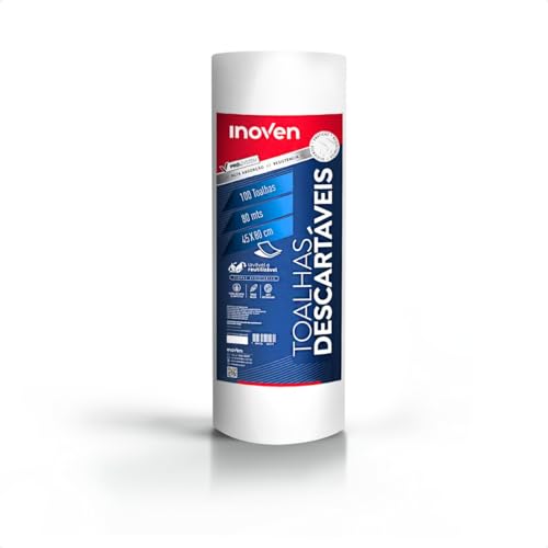 Toalha Descartável Multiuso Pet 45x80 Rolo com 100 unidades 70g/m² Resistente