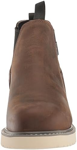 Wolverine Men's Trade Wedge Waterproof Steel Toe Romeo Construction Boot, Sudan Brown, 10 | Image 1