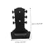 Sosoport Metal Guitar Hanger Wall Mount for Ukulele and Electric Guitar with Protective Cover Easy Installation Sturdy and for All Musical Instruments