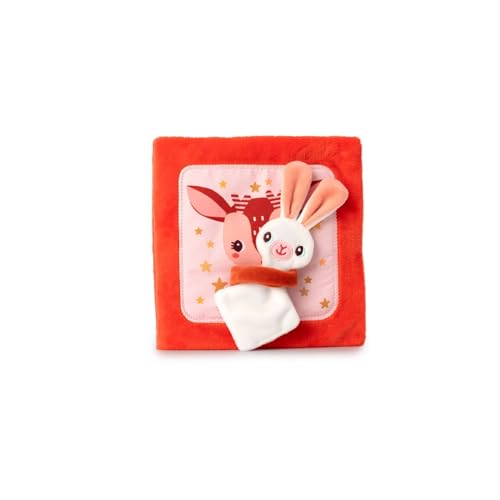 Lilliputiens - Libro attività in tessuto - Cervo Stella e il suo peluche - 2