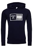 Superdry Mens Train CORE Hood Hooded Sweatshirt, Rich Navy, Large