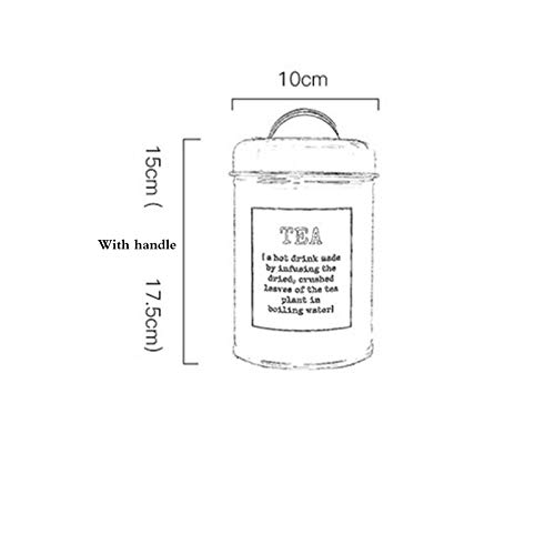ABCSS Le lattine sigillate per Il tè,Le lattine per la Polvere di Frutta a Base di tè al Latte a Prova di umidità… - immagine 3