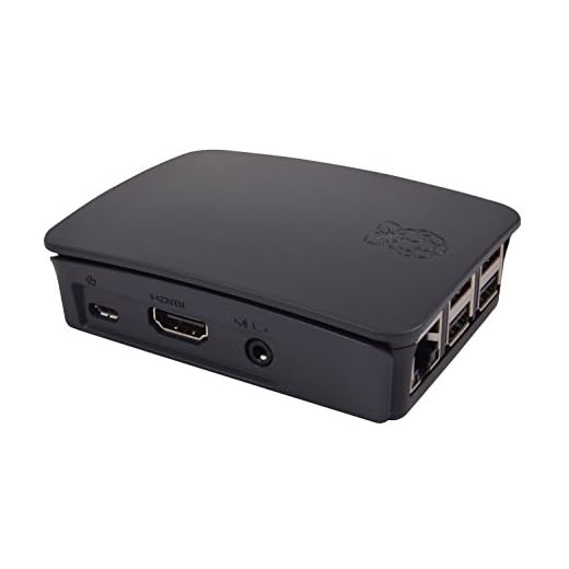 Digitalkey Case per Raspberry PI - Ufficiale in ABS - Piedini Gomma Inclusi (1_pz_Pi3_Black)