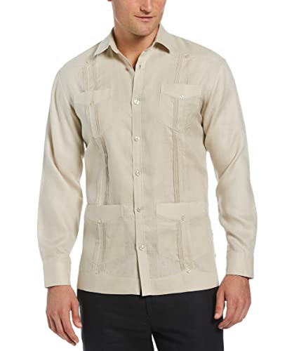 Image of Cubavera Men's Long-Sleeve 100% Linen Guayabera