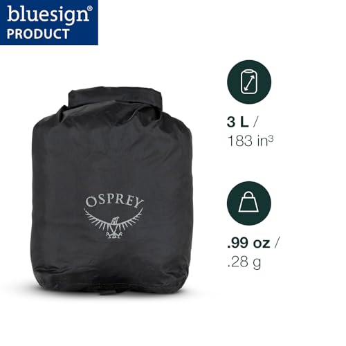 Osprey Ultralight Packsack wasserdicht, 3L, Black – Ansicht 2