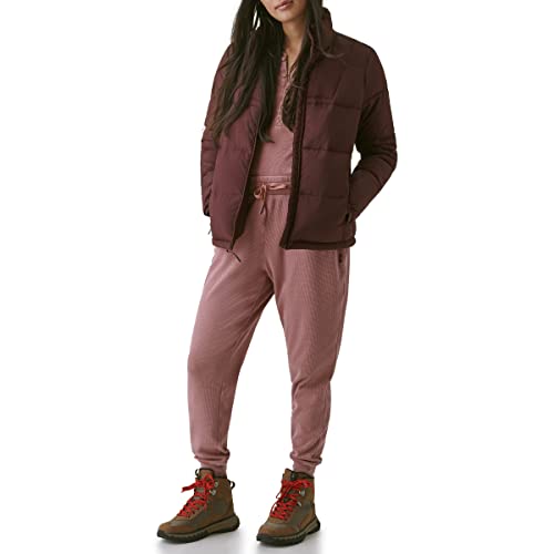 BASS OUTDOOR Women’s Puffer Jacket with Stand Collar and Zip Pockets2