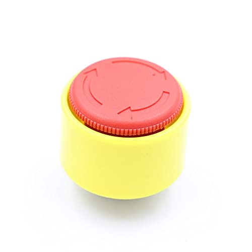 Housse de protection bouton d'arrêt d'urgence jaune 22mm