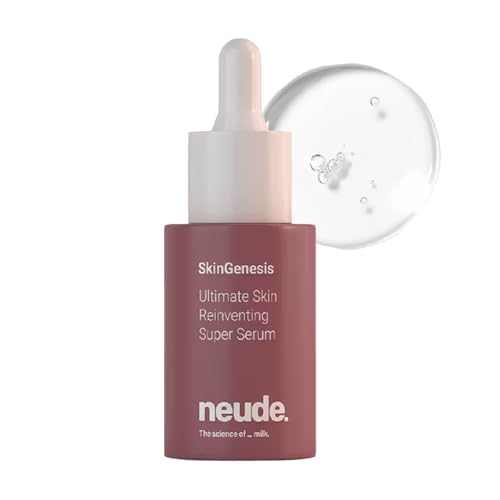 Neude Skingenesis Brightening & Anti Aging Face Serum With Lactic Acid, Niacinamide & Hyaluronic Acid For Radiant Skin For Men & Women, Fine Lines, Protects Skin Barrier, All Skin Types, 30Ml