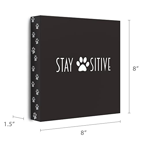 Barnyard-Designs-Wooden-Box-Sign-Motivational-Desk-Decor-Primitive-Decor-Office-Desk-Decorations-for-Women-Office-Bathroom-Shelf-Decor-Inspirational-Spiritual-Decor-Stay-Pawsitive Barnyard Designs Wooden Box Sign Motivational Desk Decor Primitive Decor Office Desk Decorations for Women Office Bathroom Shelf Decor Inspirational Spiritual Decor Stay Pawsitive