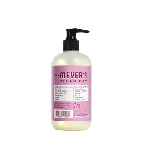 Image of Mrs. MEYER'S CLEAN DAY Liquid Hand Soap 6 Pack Bundle, includes 1 Compassion Flower, 1 Rain Water, 1 Peony, 1 Lemon Verbena, 1 Lavender and 1 Basil Hand Soap, 12.5 OZ Each (Variety Pack)