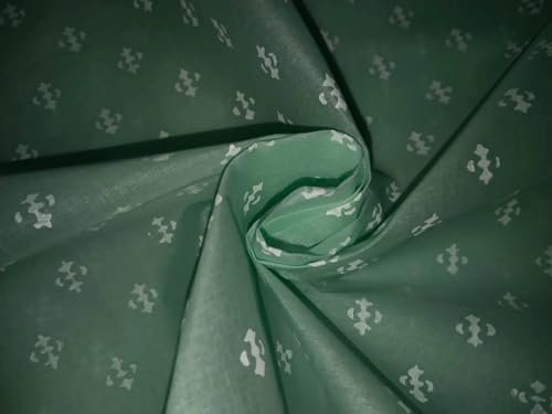 Tissu coton organdi moutarde 111cm de large en coupon unique de 2,3m pour habillement