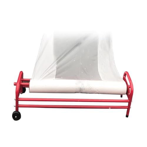 KK-GAL Mobile Masking Film Machine Station, Single-Roll Masking Paper Machine with Wheels, Rolling Masking Machine, Masking Film Masking Paper Dispenser, Professional Masking Machine for Car Repair Sh