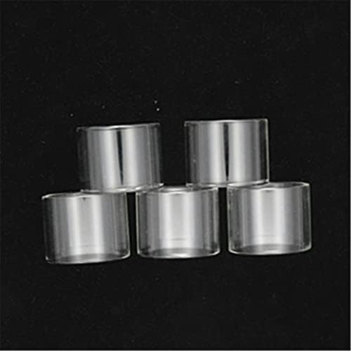 Auto K - Transparent - 5pcs straight MÍNÍ glass cups for Cascade BABY TPD MÍNÍ/Cascade Baby SE tank/Cascade ONE TPD SE GLASS TUBE (Clear Cascade Baby SE6.5ml)