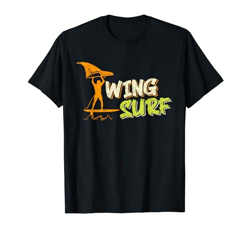 Wing Foil Wingfoil regalo Wing Foiler Surfer Silhouette Camiseta