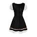 Populus Oktoberfest Outfits Women German Dirndl Dress Traditional Black Bavarian Maid October Festival Costume