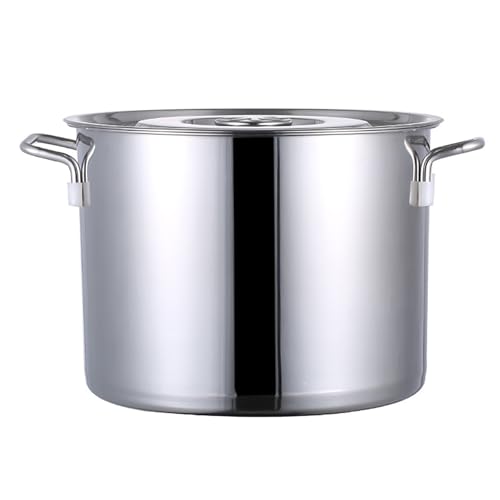 Grandes marmites de cuisson en inox pour soupes et conserves