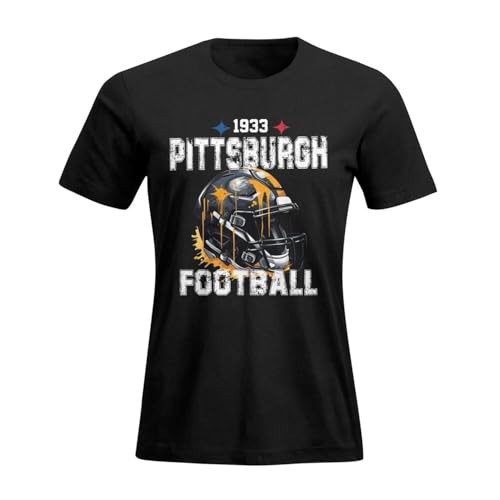 Mens City Crew Neck Shirts Football Short Sleeve T-Shirt Apparel, Gifts for Men Women, Team City Pride Tailgating T Shirt.