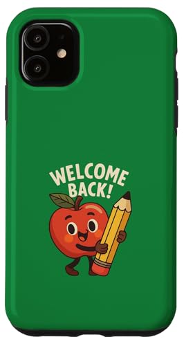 Welcome Back To School Red Apple Pencil 搶ւ̊ X}zP[X iPhone 11 p