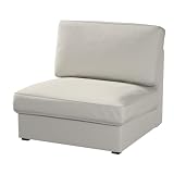 Dekoria Funda de repuesto para sillón Kivik, no plegable, apta para modelo Kivik, gris