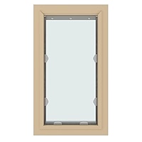 CUEI Pet Door Dog Door, Large 50 X 38 Cm / 19.7 X 15 Inch Plastic