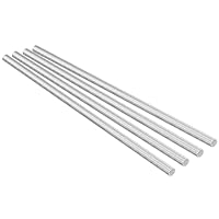 SCOOYUCK 4 Stück Voll Gewindestange M8 × 200mm 304 Edelstahl, DIN 975