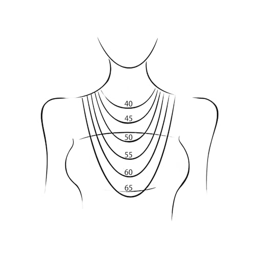 Mieoyue 925 Silber Damen Halskette ohne Anhänger, Silberkette 40 45 50 55 60cm Silberschmuck (Runde Schlangenkette, 45.0 Zentimeter)