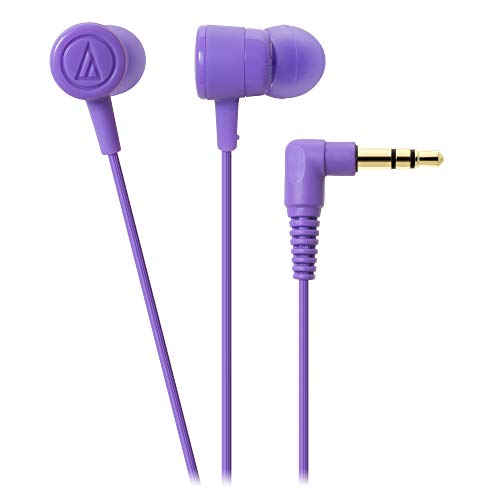 audio-technica カナル型イヤホン パープル ATH-CKL220 PL