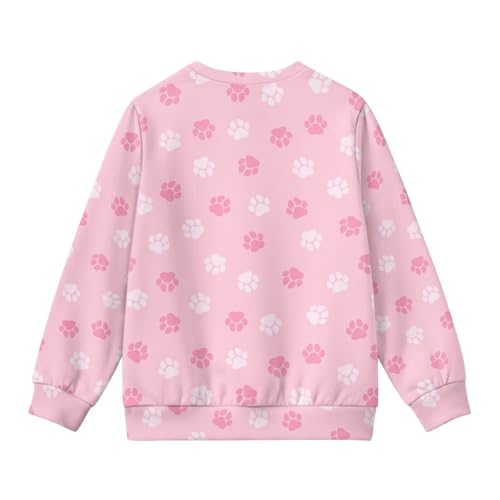 Image of Girls Cardigans Sweater Long Sleeve Crew Neck Button Down Sweaters School Outerwear for Kids Fall Winter Tops