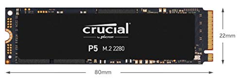 Image of Crucial P5 2TB 3D NAND NVMe Internal SSD, up to 3400MB /s - CT2000P5SSD8