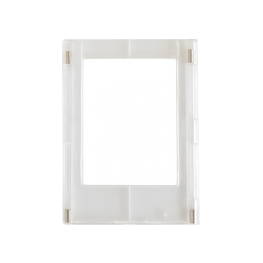 UDSKNV[KSL Magnetic Photo Frame for Refrigerator, 3-in Sticker Included, Fixed Photo Card with Frame