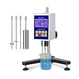 AYJYZHIAG Viscosimetro rotativo Digitale Misuratore di viscosità della Vernice ad Alta precisione LCD NDJ-5S/NDJ-8S/NDJ-9S(Temp Sensor)