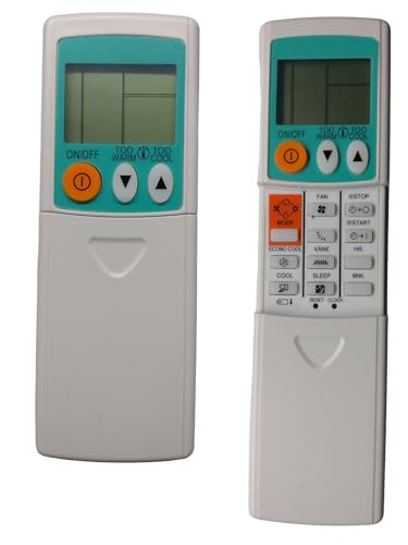 Image of Sanavya AC Remote Control - Compatible Replacement for Split & Window Air Conditioners - Replicates Genuine Remote Functions (Mitsubishi AC Remote 56C)