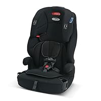 Graco Tranzitions 3-in-1 Harness Booster Car Seat, Forward Facing Car Seat, Highback, to Backless Booster, Black