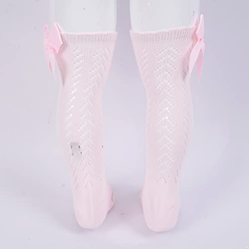 IEFiEL Calze Lunghe in Cotone con Fiocco per