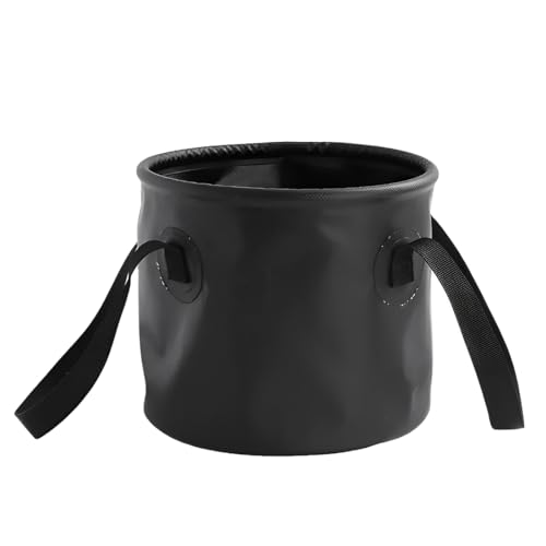 IKOPFLN Bacinella da Campeggio Pieghevole 10L, Secchio Portatile in Tessuto Oxford Impermeabile, Lavabo da Viaggio per Campeggio, Giardinaggio, attività Outdoor