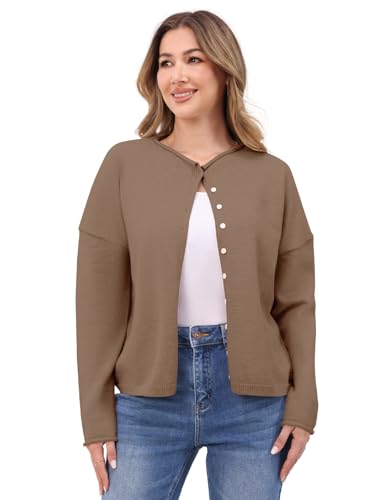 IPMQ Women's Lightweight Knit Button Cardigan Sweater (6 Colors) - image 2