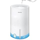 Mist-Free Evaporative Humidifier, No White Dust for Baby, AEOCKY 4.5L Humidifiers with Humidistat, Dry Filter & Self-Clean Mode, Timer, Sleep, Auto Mode for Bedroom, Home, Nursery