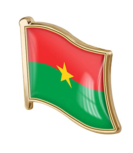 Image of vmcoatdu Country Flag Pin Badge International Travel Brooch Metal Alloy Souvenir Pin for Hat Clothes Backpack