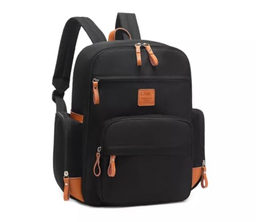Bolsa mochila Maternity Land modelo GLOW Premium Preta