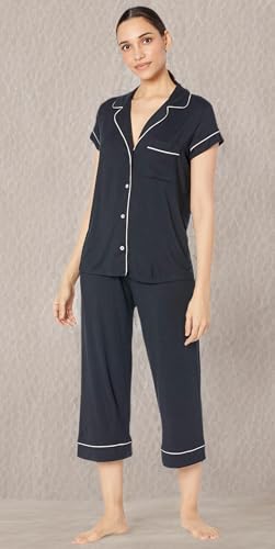 Image of Eberjey Gisele Short Sleeve and Cropped Pant PJ Set