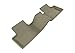3D MAXpider Complete Set Custom Fit All-Weather Floor Mat for Select Land Rover Range Rover Evoque Models - Kagu Rubber (Gray), Tan, Second Row (2012-2013)