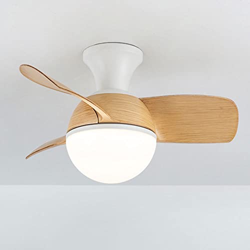 IBalody Creative Mute Fan Light 30in Ventilador de techo interior con luz 24W LED Luz de techo con ventilador 6 Gear Velocidad del viento Ventilador de techo Luz para comedor Sala de estar oficina Cover