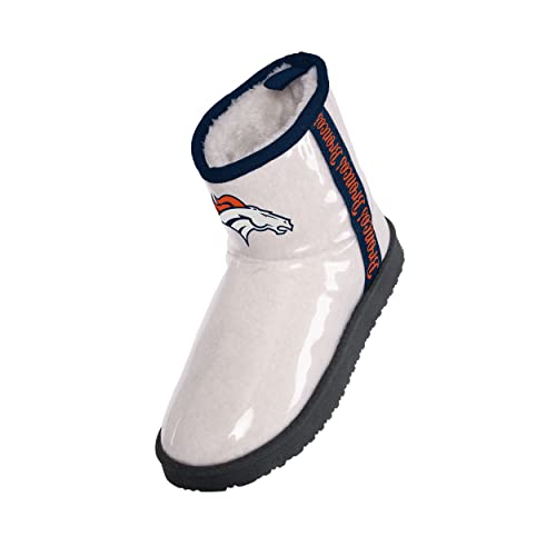 FOCO Denver Broncos Sherpa Lined Rain Boot - Womens Medium