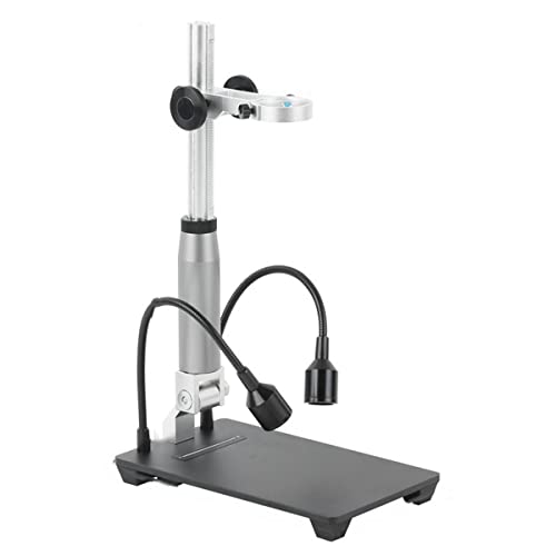 Microscope 14MP 1080P Digital Video Microscope Camera 1-130X Zoom C-Mount Lens(A Stand)