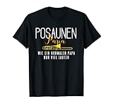 Cooler Posaunen Papa Lustiges Posaune Geschenk T-Shirt