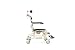 ShowerBuddy SB3T Roll in Bath Shower Commode Chair with Tilt | Adjustable Height With Swing Away Footrests and Armrests | Perfect Mobility Companion for Elderly & Patients