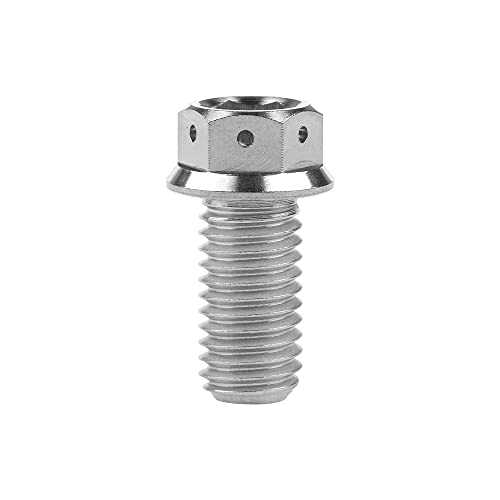 Tornillos de cabeza hexagonal de titanio M10 con paso de rosca 1,25 mm 7